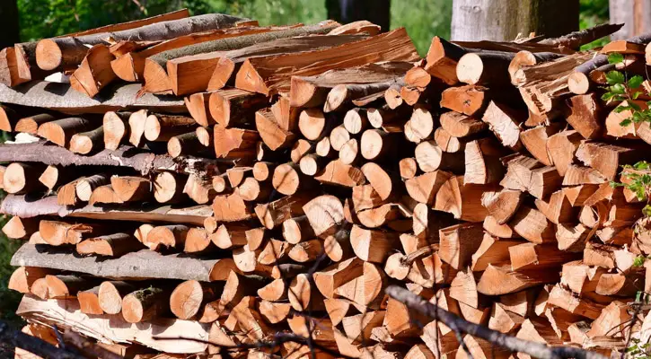 Firewood stack method
