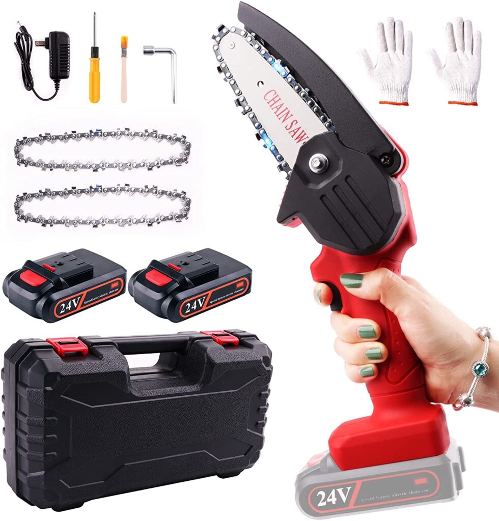 Best Mini Chainsaw (Top 10 Reviews and Buying Guide) Chainsaw Larry